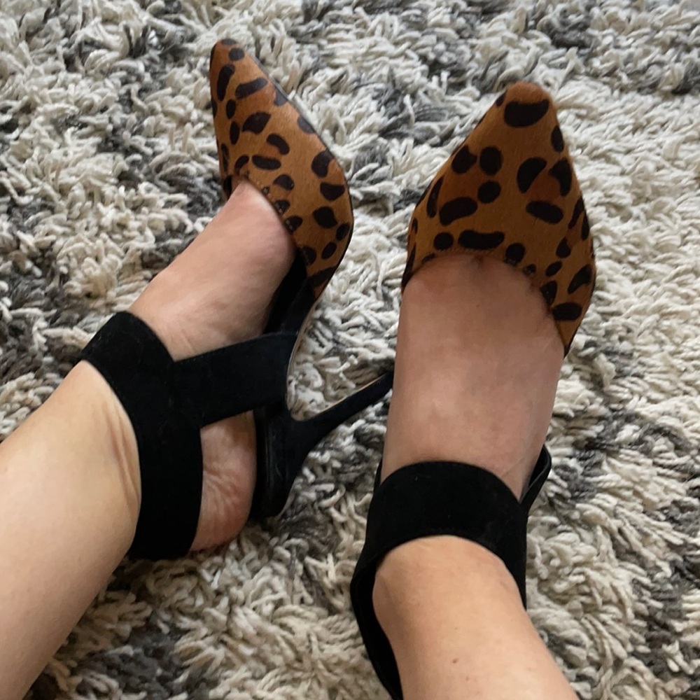 🐆Never worn leopard heels Steven by Steve Madden